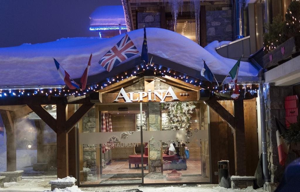 Hotel Alpina & Spa - Restaurant Oxalis Les Gets Exterior foto
